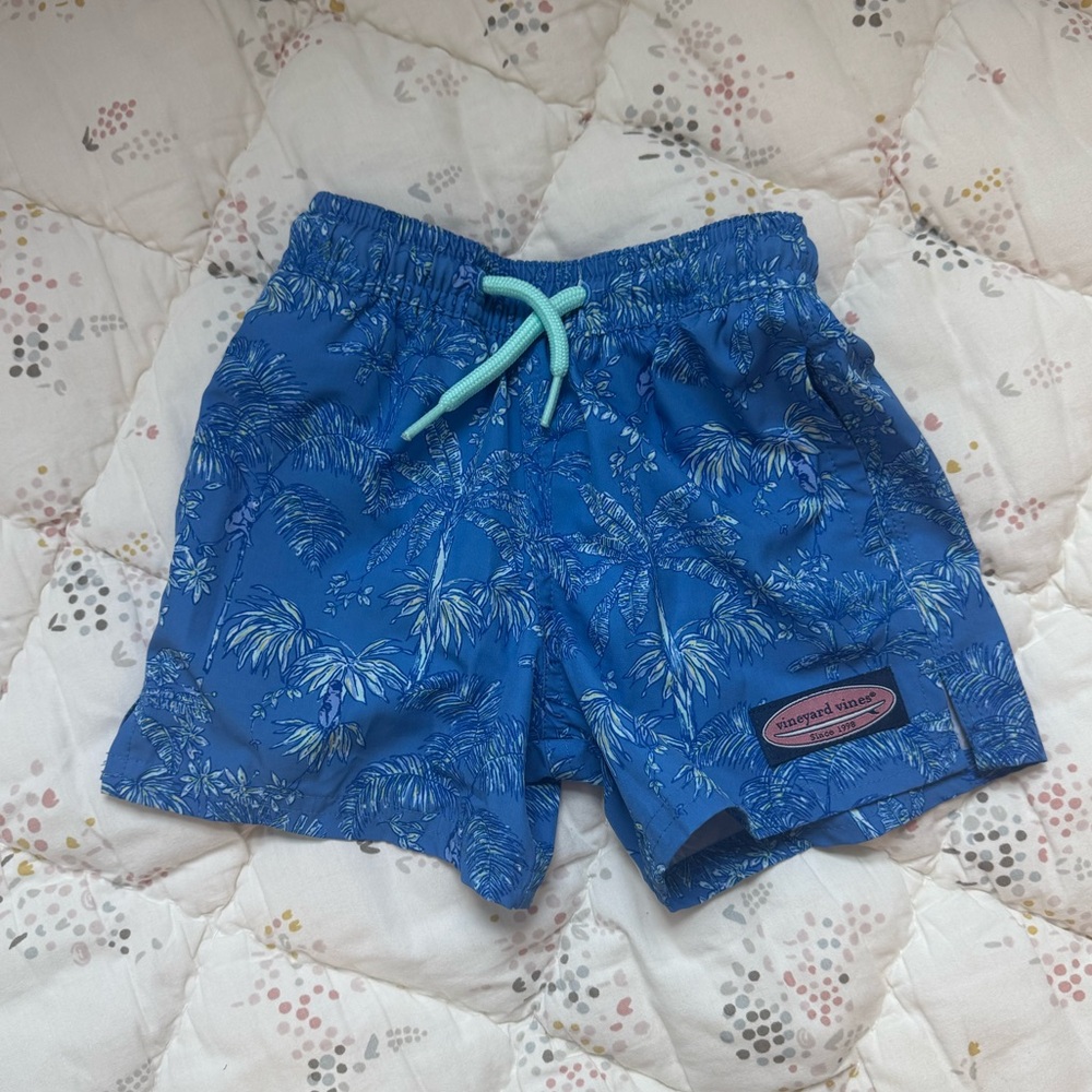 Vineyard Vines Toddler Boys' Printed Chappy Swim Trunks